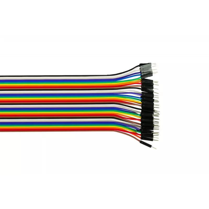Cable jumper kabelmeister® 40 pines, cables separables para Arduino, Raspberry Pi, etc., macho a macho