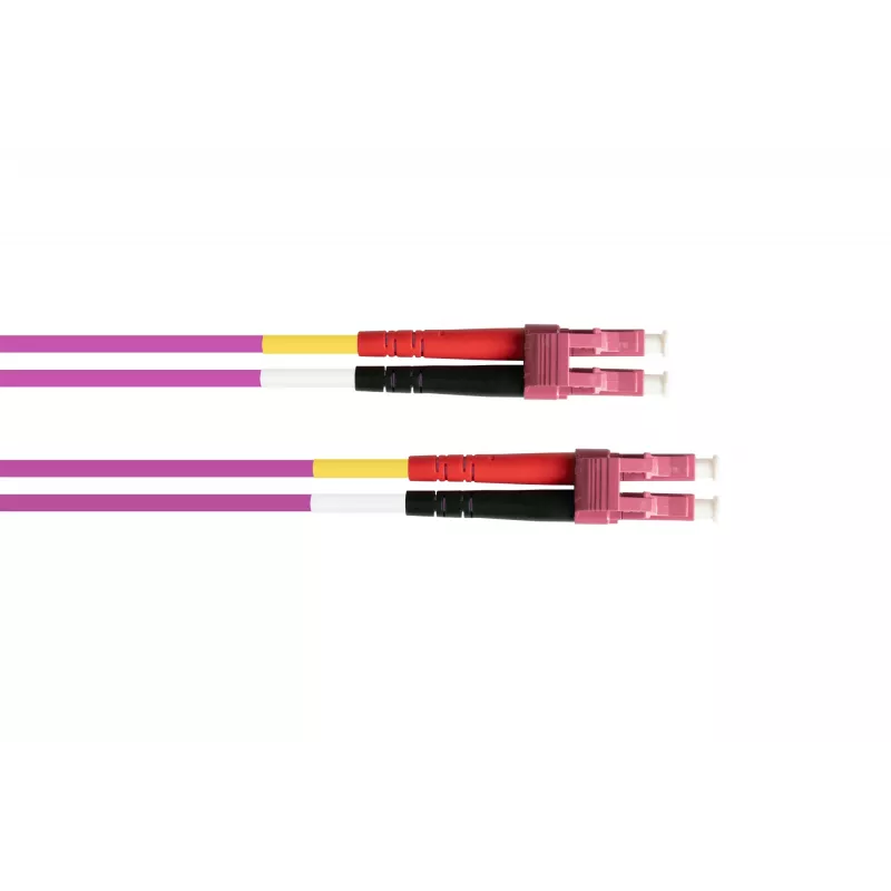 Cable de red de fibra óptica dúplex OM4 multimodo 50/125 LC/LC LSZH polaridad intercambiable
