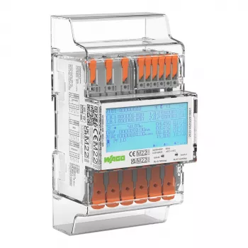 Contador de energía trifásico digital WAGO 879-3000 4PU 65 A conforme MID 1 unidad