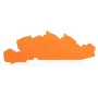 Placa final e intermedia WAGO 2205-7692 1 mm de grosor naranja