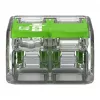 Conector de empalme compacto WAGO 221-422 2 conductores, 0,14-4 mm², transparente/naranja