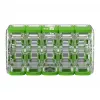 Conector WAGO 221-430 COMPACT 2 conductores, 0,2-4 mm², 15 unidades, Green Range