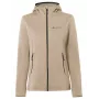 Sudadera con capucha de forro polar Vaude Idris para mujer Linen talla M