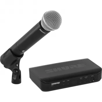 Shure BLX24E/SM58-M17 sistema inalámbrico de voz con micrófono de mano SM58, banda M17 (662-686 MHz)