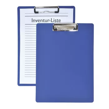 FolderSys Carpeta con pinza A4 Azul