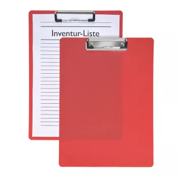 FolderSys Carpeta con pinza A4 Roja
