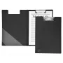 FolderSys Carpeta portafolios con pinza A4 Negra PVC