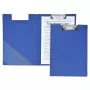 FolderSys Carpeta con pinza A4 Azul Polipropileno PP Mecanismo de pinza con portabolígrafos