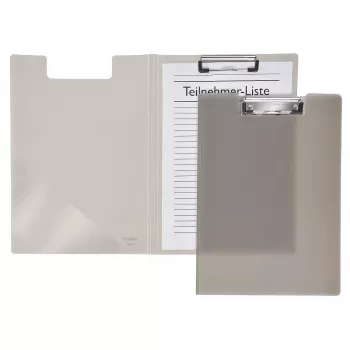 FolderSys Carpeta con pinza A4 Transparente PVC