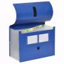 FolderSys Archivador de fuelle 12 compartimentos Azul