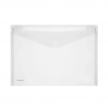 FolderSys Funda de documentos 40101-04 DIN A4 horizontal Transparente pack de 10