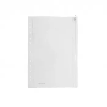 FolderSys Funda de recopilación de documentos 40410-00 213/190x305mm PVC Transparente