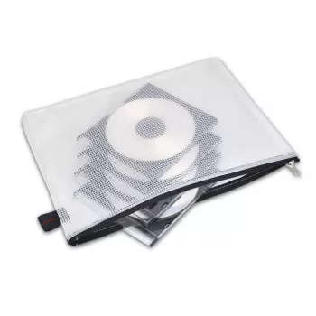 FolderSys Carpeta con cremallera B5 Transparente