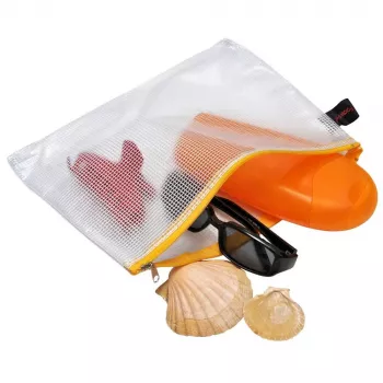 FolderSys Bolsa con cremallera A5, PVC, transparente (40404-60)