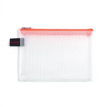 FolderSys Bolsa con cremallera A6 Transparente PVC 0,2 mm