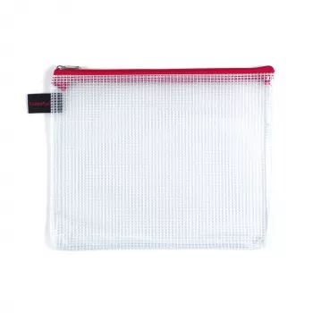 FolderSys Carpeta con cremallera B6 Transparente PVC Carpeta de documentos