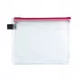 Foldersys B6 bolsa con cremallera transparente PVC para documentos