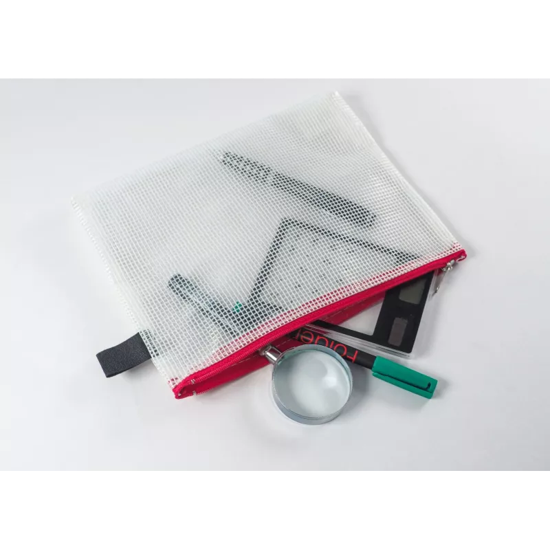 Foldersys B6 bolsa con cremallera transparente PVC para documentos