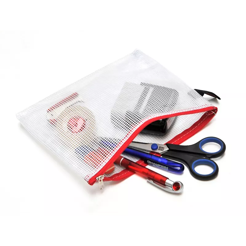 Foldersys B6 bolsa con cremallera transparente PVC para documentos