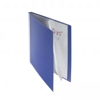 FolderSys Carpeta de presentación A4 Azul con 20 fundas