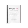 FolderSys Carpeta de presentación A4 Negra 40 fundas