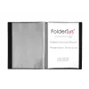 FolderSys Carpeta de presentación A4 Negra 40 fundas