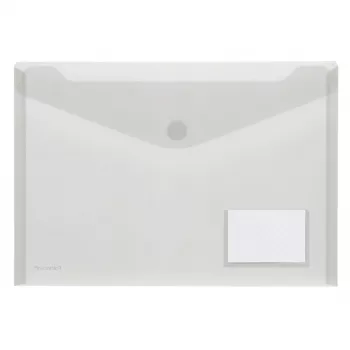 FolderSys 10 fundas de documentos transparente liso A4