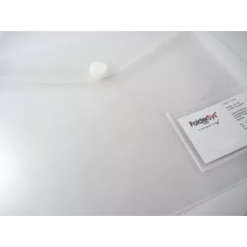 FolderSys 10 fundas de documentos transparente liso A4