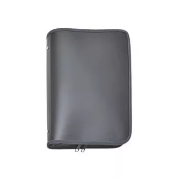 FolderSys bolsa de documentos con cremallera A4 transparente
