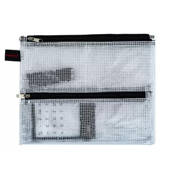 FolderSys bolsa con cremallera A5 transparente pack de 10