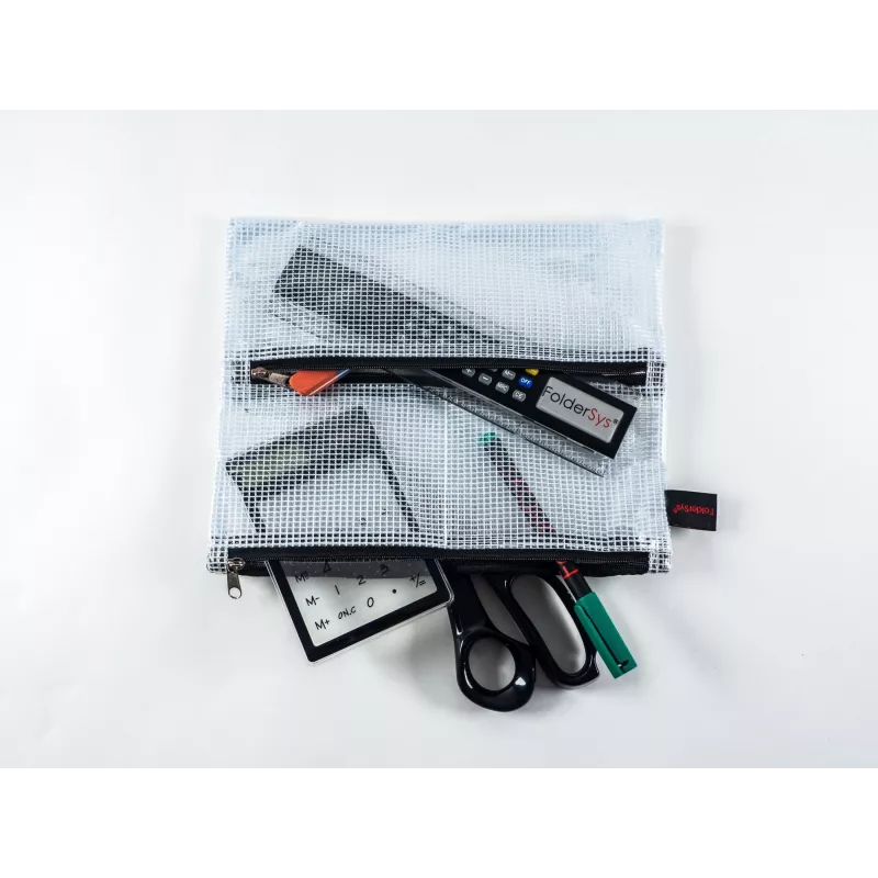 FolderSys bolsa con cremallera A5 transparente pack de 10