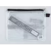 FolderSys bolsa con cremallera A5 transparente pack de 10