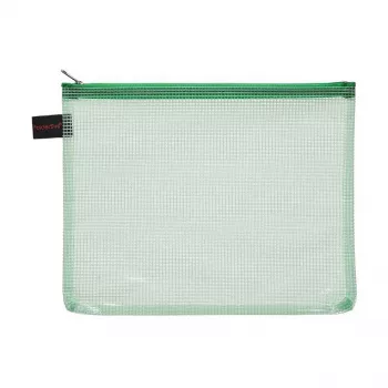 FolderSys 10 bolsas con cremallera A5 transparente PVC