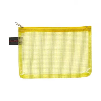 FolderSys 10 bolsas con cremallera A6 transparente