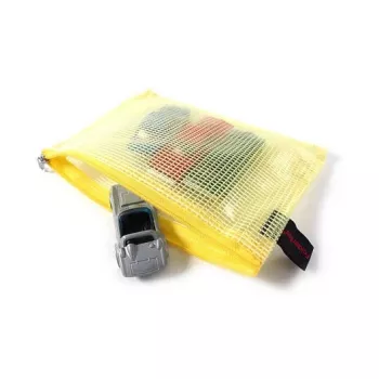 FolderSys 10 bolsas con cremallera A6 transparente