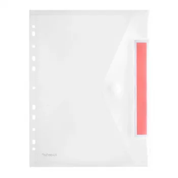 FolderSys funda de documentos A4 transparente pack de 10
