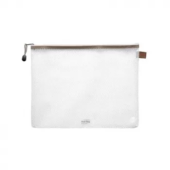 FolderSys bolsa con cremallera A4 transparente PVC 0,18 mm