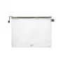 FolderSys bolsa con cremallera A4 transparente PVC 0,18 mm