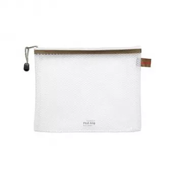 FolderSys bolsa con cremallera A5 transparente