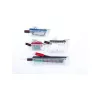 FolderSys set de 4 bolsas con cremallera 1x 170x40 mm gris 3x 80x55 mm negro/gris