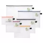 FolderSys Set de bolsas con cremallera 1x A6, B6, A5, B5, A4, B4