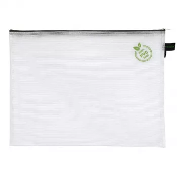 Foldersys Bolsa con cremallera B4 transparente