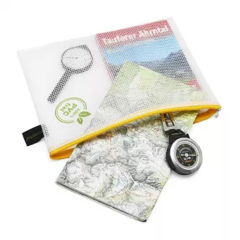 FolderSys Bolsa con cremallera A5 transparente