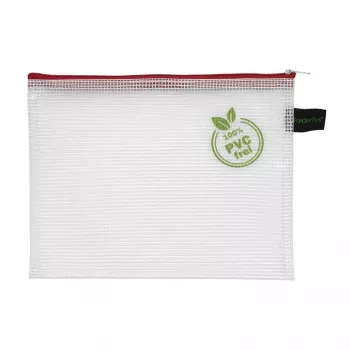 FolderSys Bolsa con cremallera B6 transparente