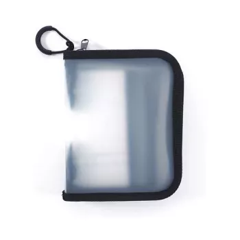 FolderSys Bolsa con cremallera Mini A6 transparente