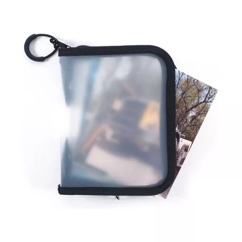 FolderSys bolsa con cremallera Mini A6 transparente