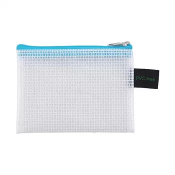Foldersys Bolsa con cremallera A7 transparente