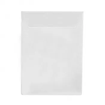 Foldersys 10 bolsas autoadhesivas lisas transparentes