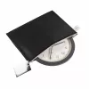 FolderSys Bolsa con cremallera A4 negra opaca de PP no tejido 270 x 350 mm