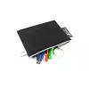 FolderSys Bolsa con cremallera A5 negra opaca de PP no tejido 190 x 255 mm